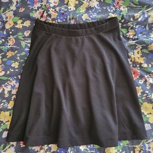Old Navy Black Skater Mini Skirt for Work